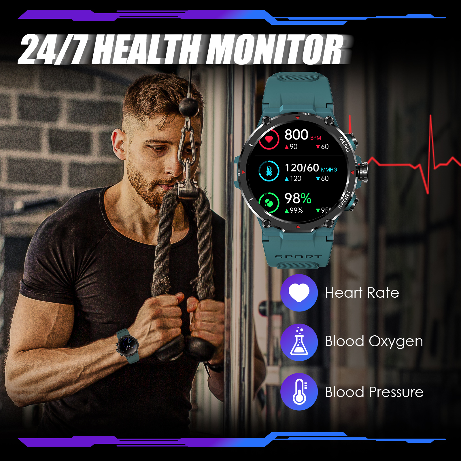 EIGIIS Military Smart Watch fo - Watch Smart Smartwatch avis et prix