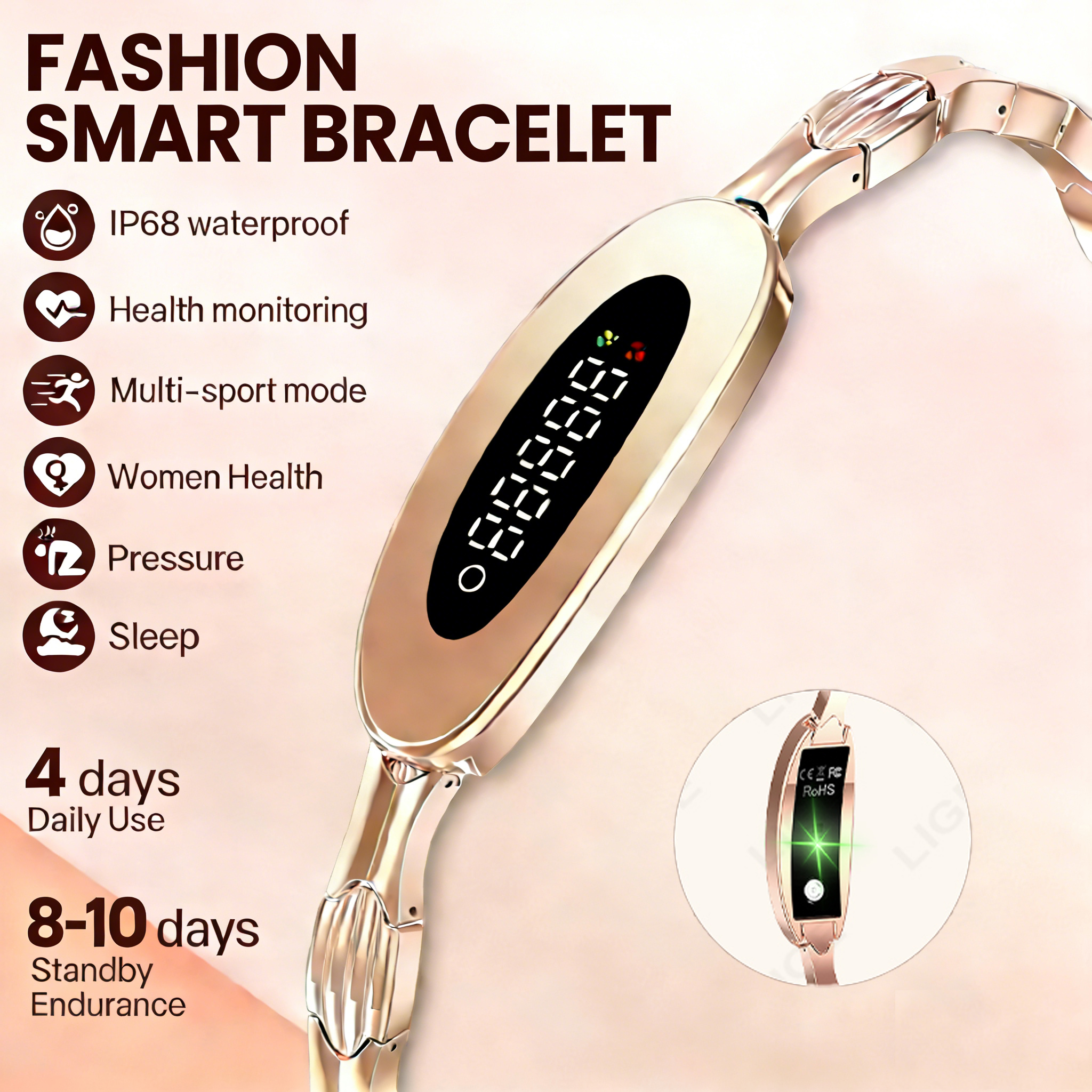 LIGE Health Smart Bracelet for - Couple Watches Smartwatch avis et prix