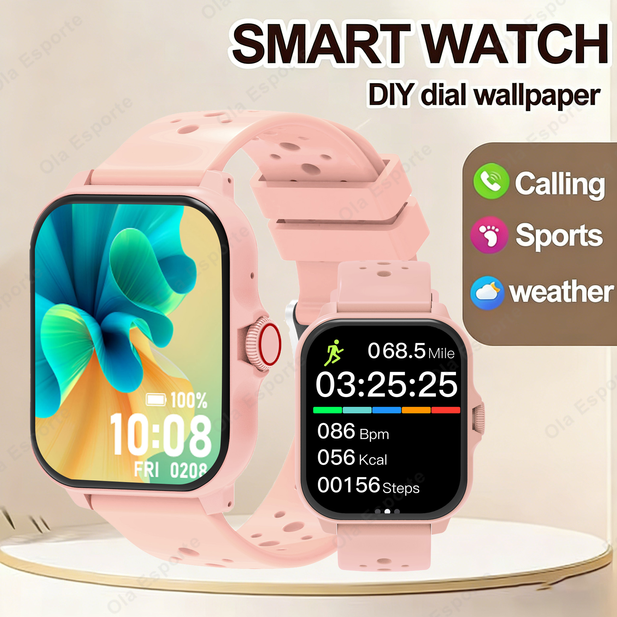 Smart watch, wireless calling  - Smartwatch Iphone Watches For Women avis et prix