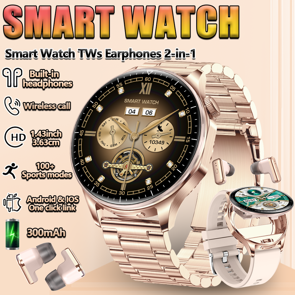 2 In 1 TWS Headset Smart Watch - Smartwatch Noise Watches For Men avis et prix