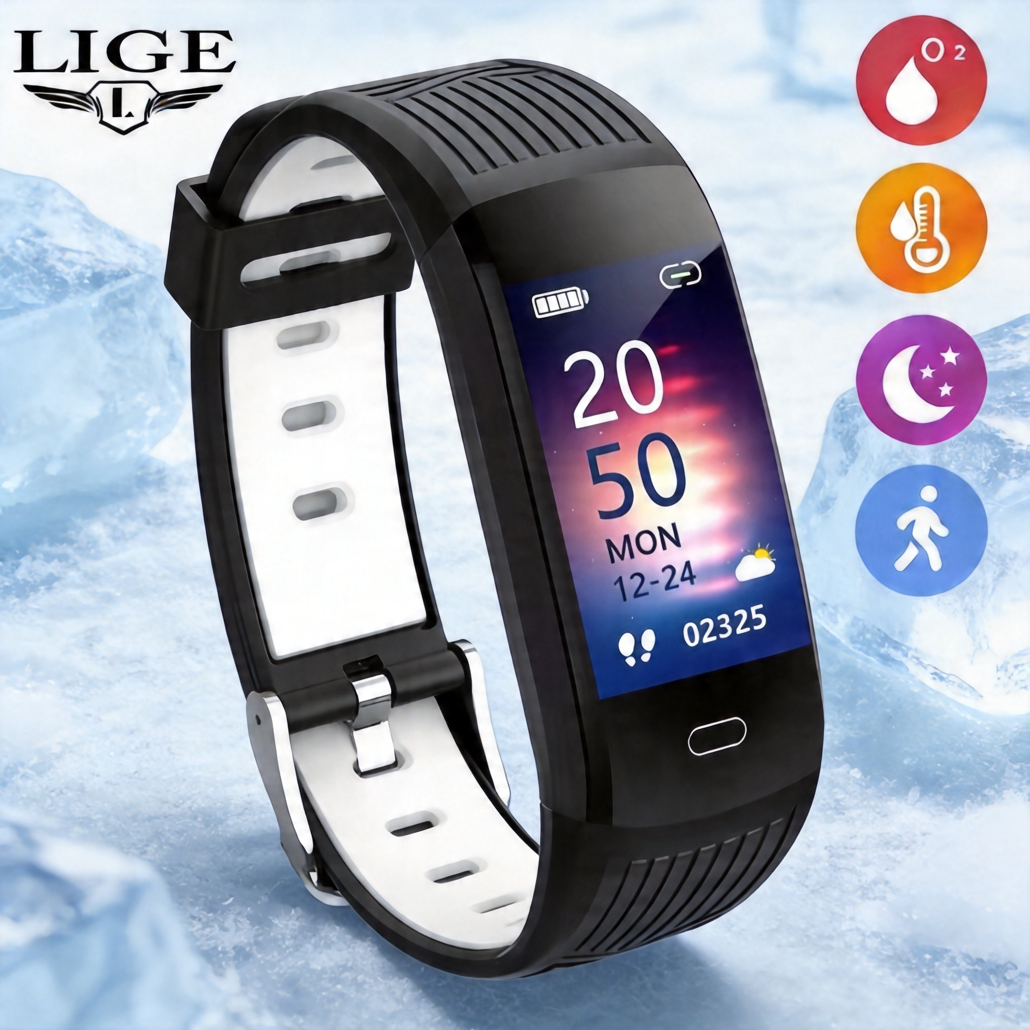 LIGE Fitness Men Woman Band 20 - Couple Watches Smartwatch avis et prix