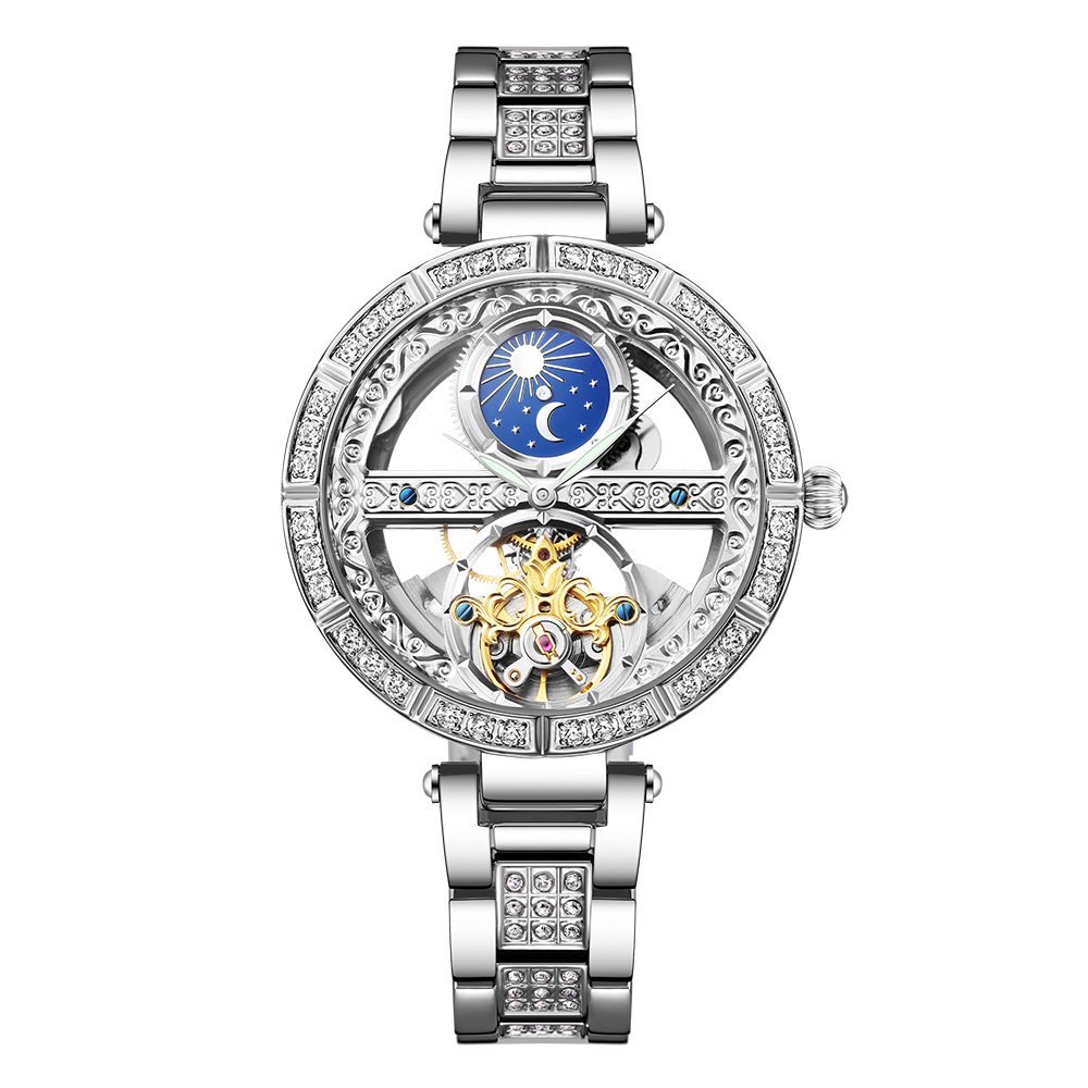 Ladies Watch Automatic Woman L - Skeleton Mechanical Watch avis et prix