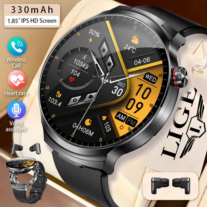 LIGE 2026 New TWS 2 in 1 Heads - Smartwatch Noise Watches For Men avis et prix