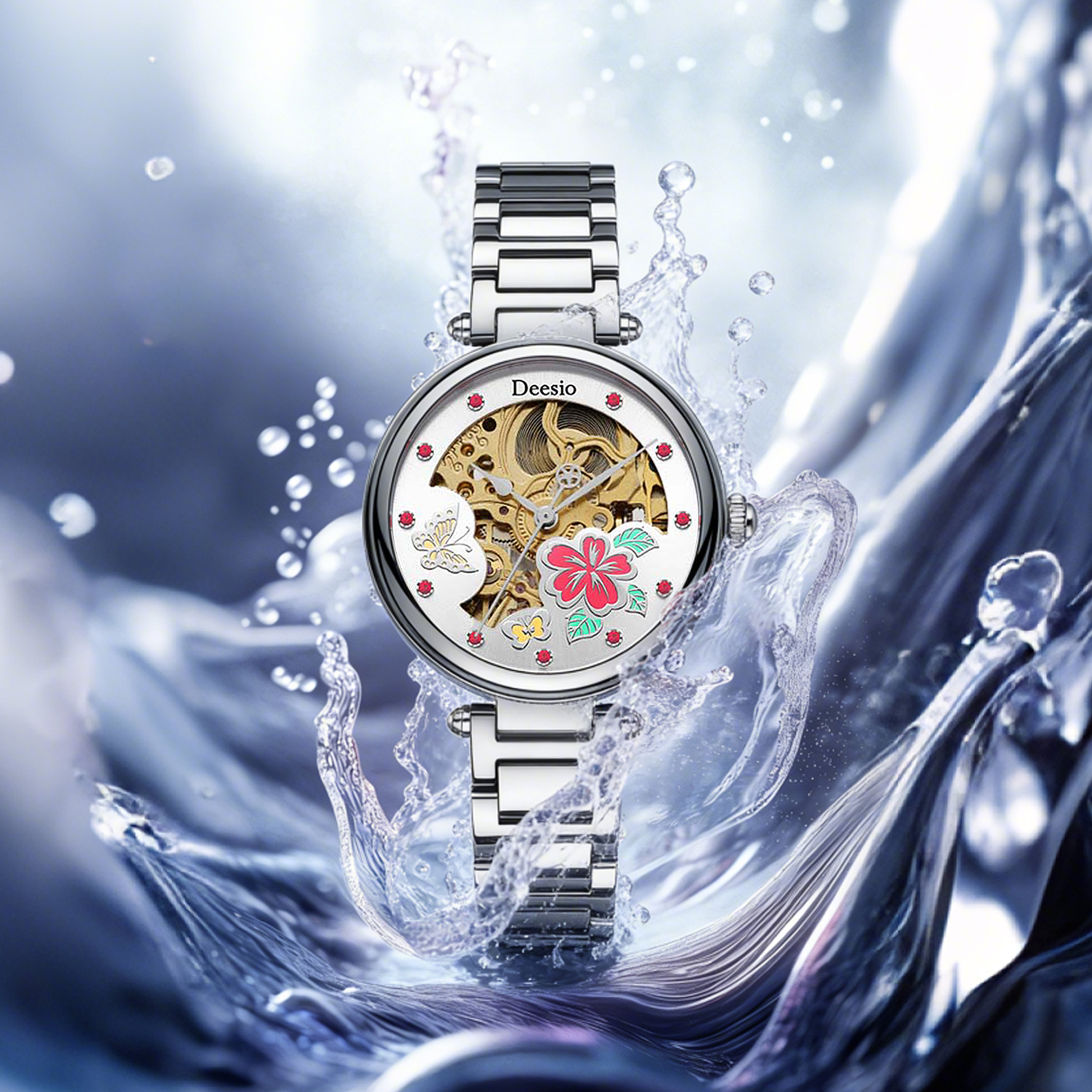 Deesio Skeleton Butterfly Dial - Skeleton Mechanical Watch avis et prix
