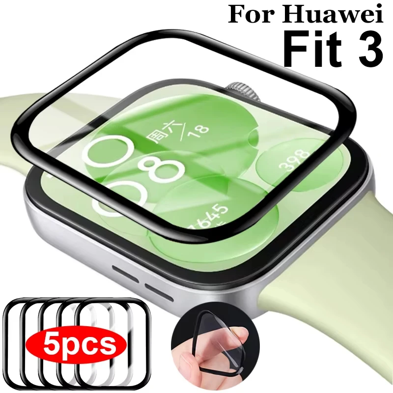 1-5Pcs 9D Curved Film For Huaw - Watches Not Smartwatch avis et prix