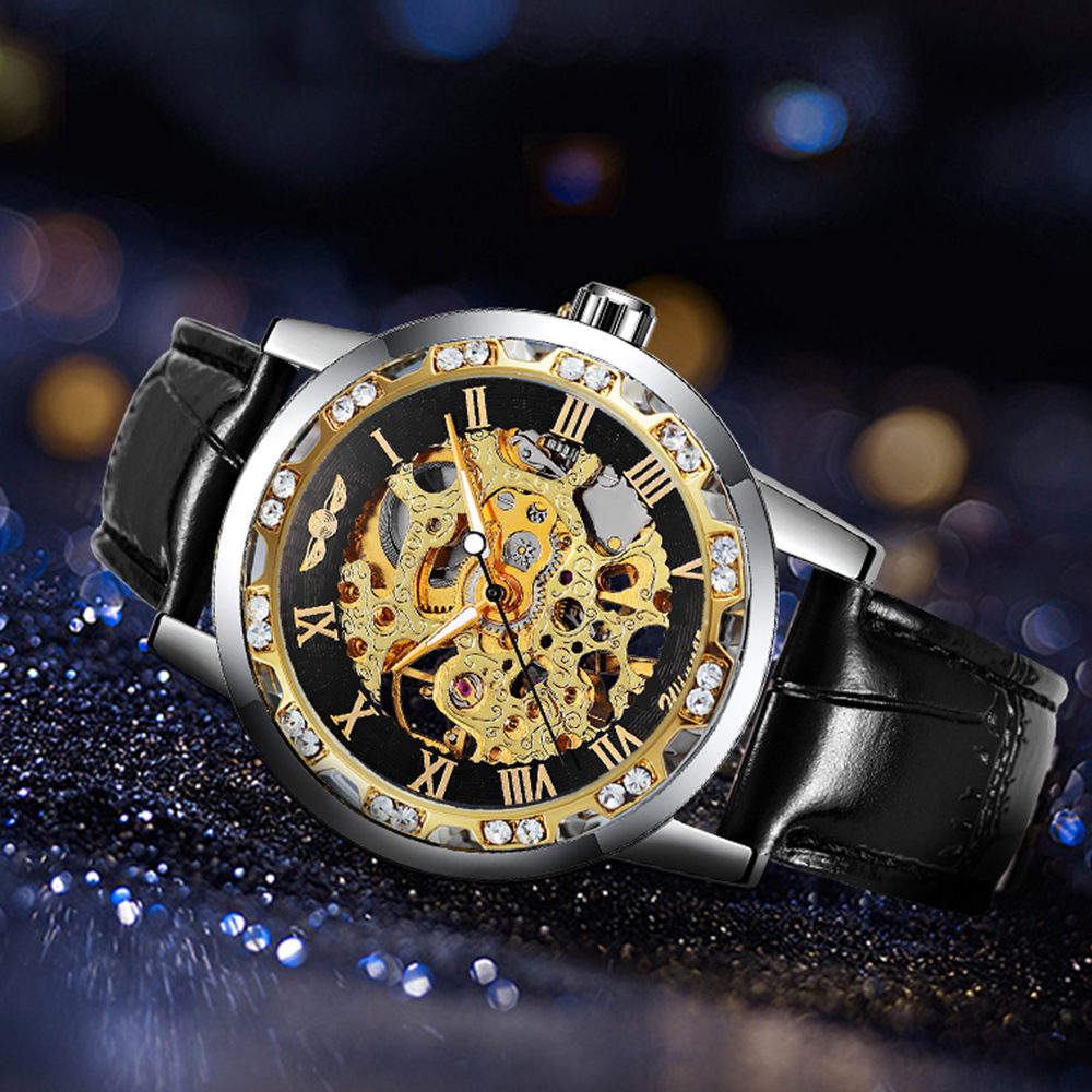 WINNER Classic Elegant Mechani - Skeleton Mechanical Watch avis et prix