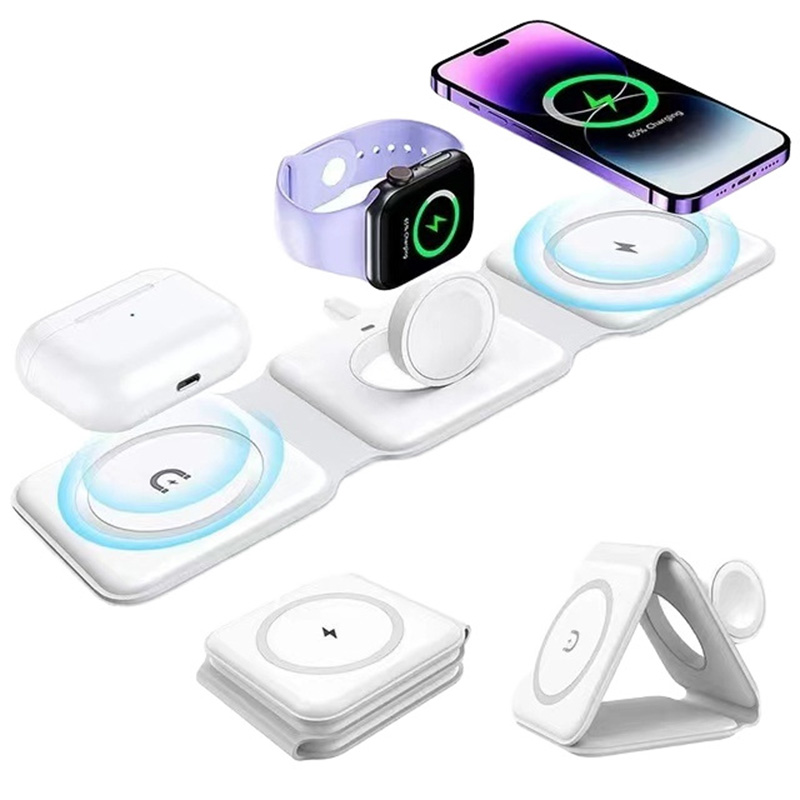 3-in-1 Magnetic Folding Wirele - Smartwatch Apple Watch avis et prix