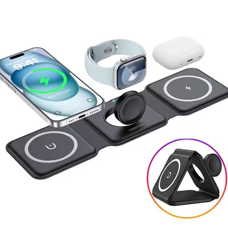 3-in-1 Magnetic Folding Wirele - Smartwatch Apple Watch avis et prix