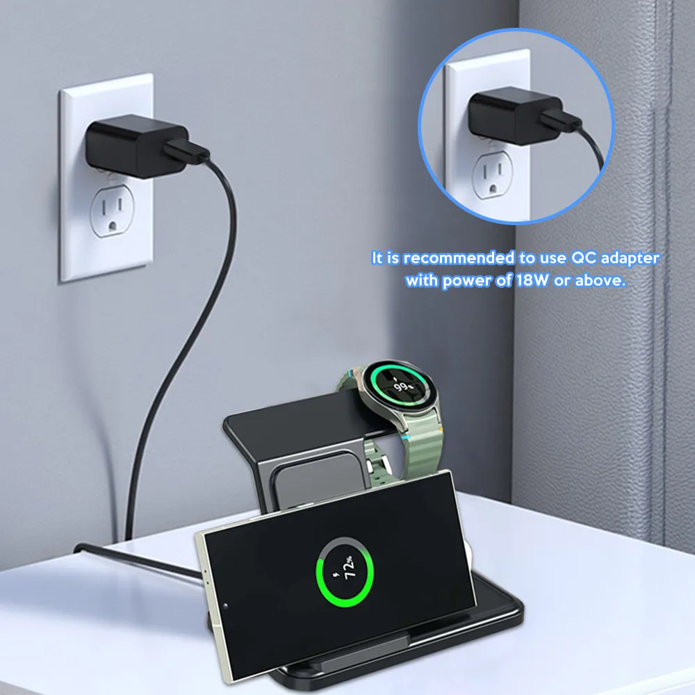 3 IN 1 Wireless Charger Statio - Smartwatch Apple Watch avis et prix