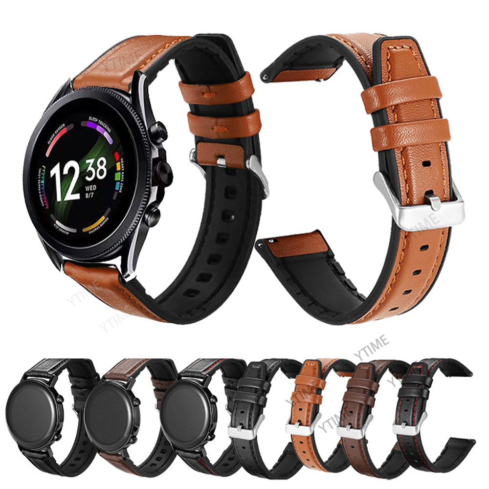 22mm Silicone Leather Band For - Fossil Watches Smartwatch Gen 6 avis et prix