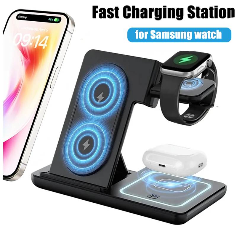 3 in 1 Foldable Wireless Charg - Smartwatch Apple Watch avis et prix