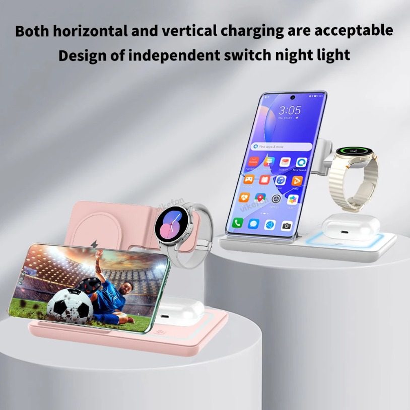 3 in 1 Foldable Wireless Charg - Smartwatch Apple Watch avis et prix
