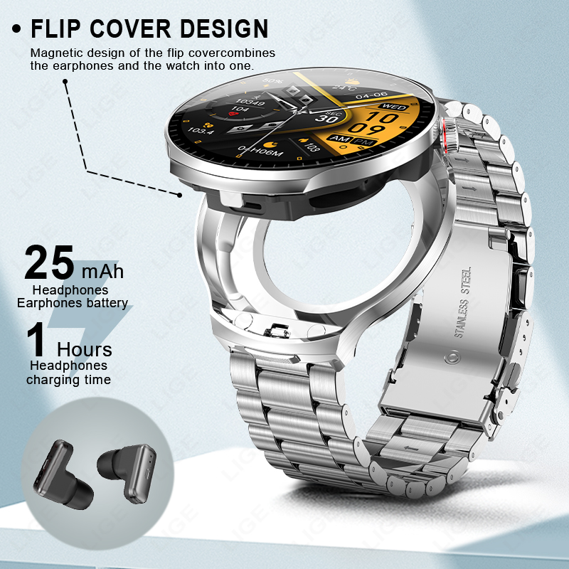 New Smart Watch Men TWS 2-in-1 - Smartwatch Noise Watches For Men avis et prix