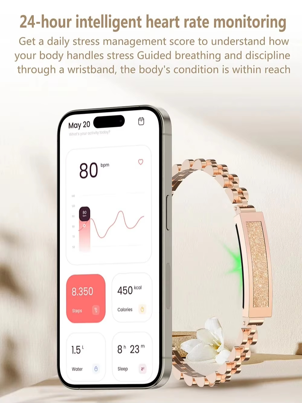 Fashion Couple Chain Smart Bra - Couple Watches Smartwatch avis et prix