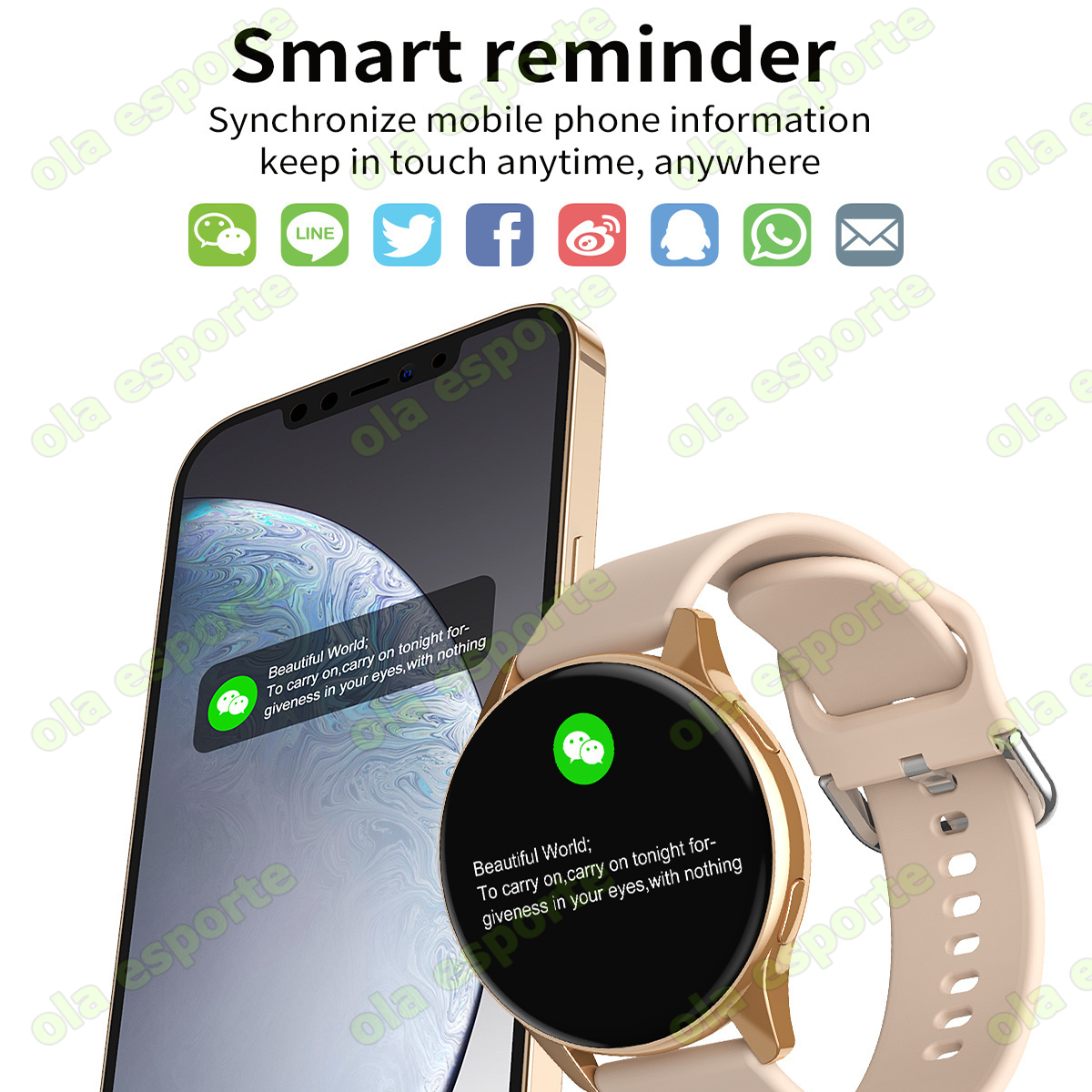 Ola Esporte Bluetooth Smart Wa - Smartwatch Watches Wallpaper avis et prix