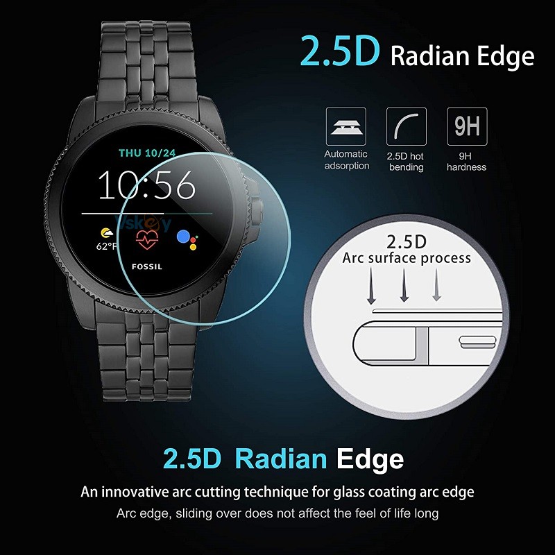 5PCS Smart Watch Screen Protec - Fossil Watches Smartwatch Gen 6 avis et prix