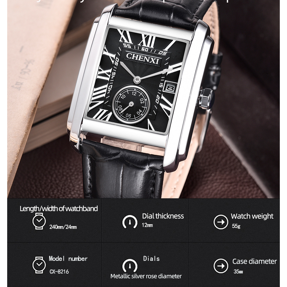 CHENXI 8216 Fashion Classic Sq - Smartwatch Watches For Men Brands avis et prix