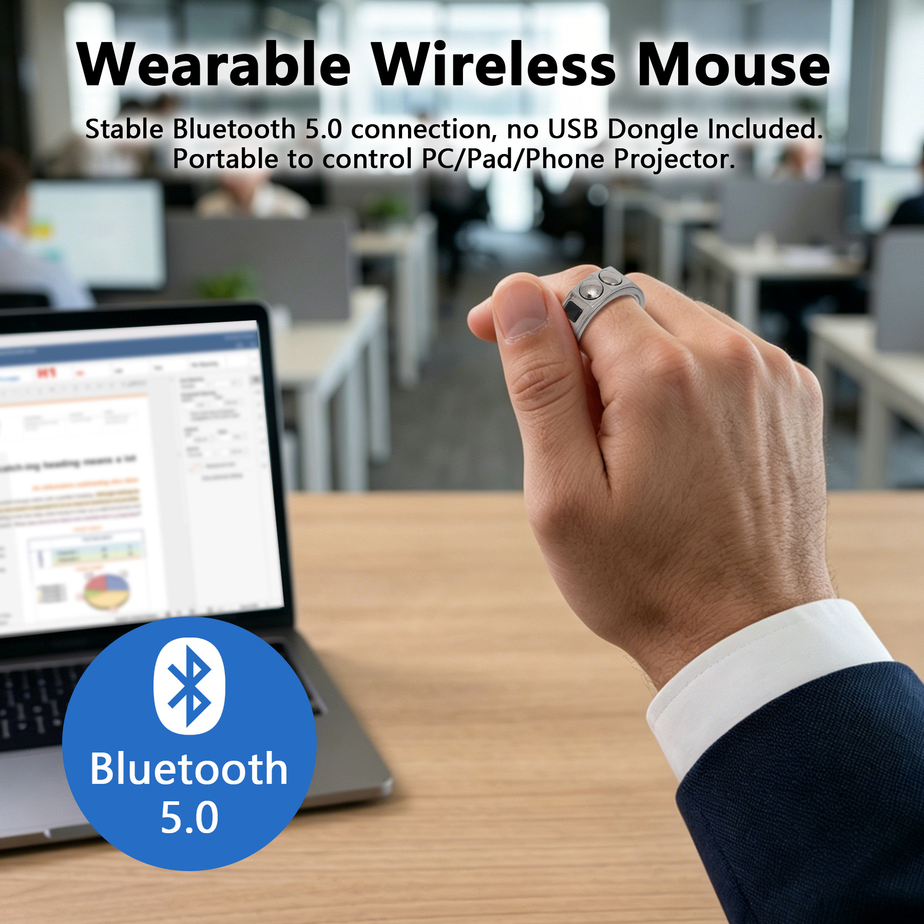 Smart mouse ring ring PPT demo - Watch Smart Smartwatch avis et prix
