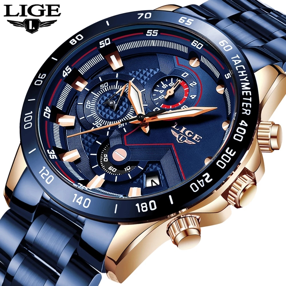 LIGE New Fashion Watches Men S - Smartwatch Watches For Men Brands avis et prix