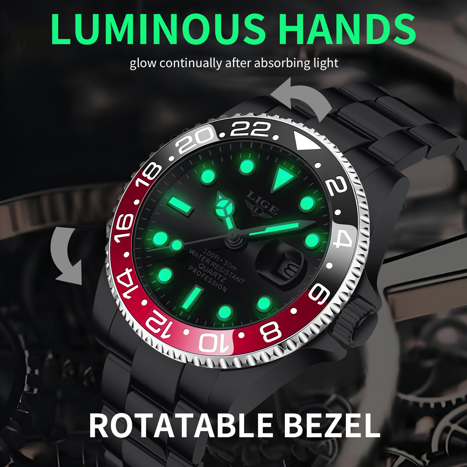 LIGE 2026 Men's watches busine - Watches Not Smartwatch avis et prix