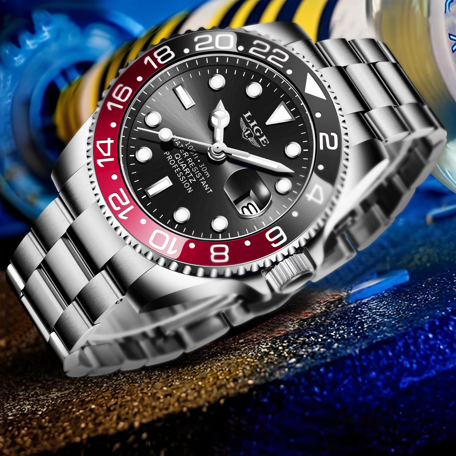 LIGE 2026 Men's watches busine - Watches Not Smartwatch avis et prix
