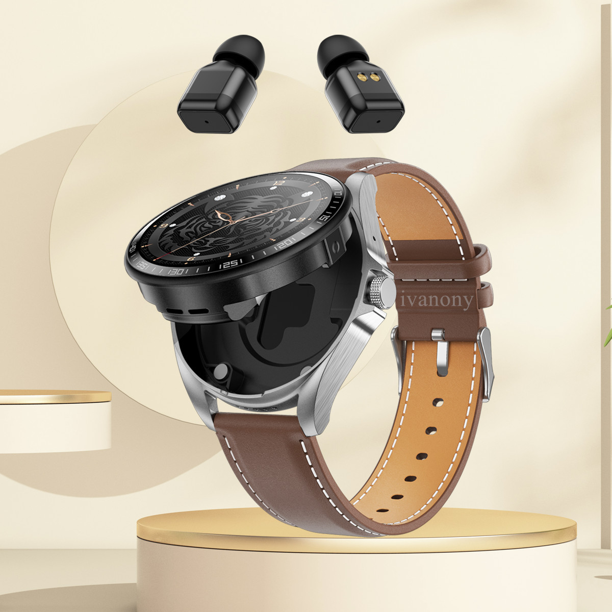 Smart Watch 2 in 1 with Headph - Smartwatch Watches Wallpaper avis et prix