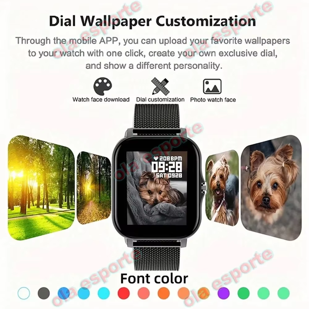 Smart watch wireless calling/d - Smartwatch Iphone Watches For Women avis et prix