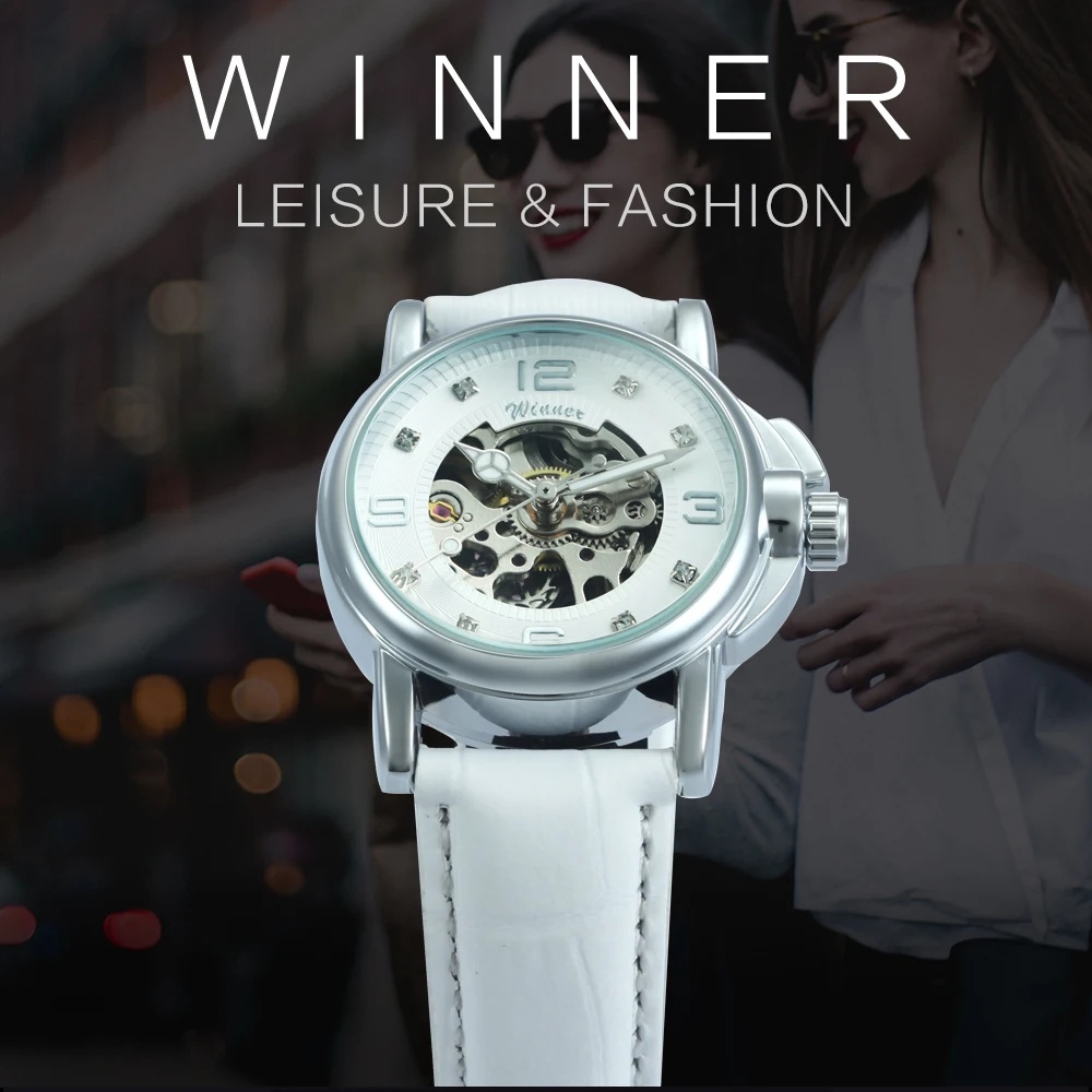 Fashionable Hollow-Out Women's - Skeleton Mechanical Watch avis et prix