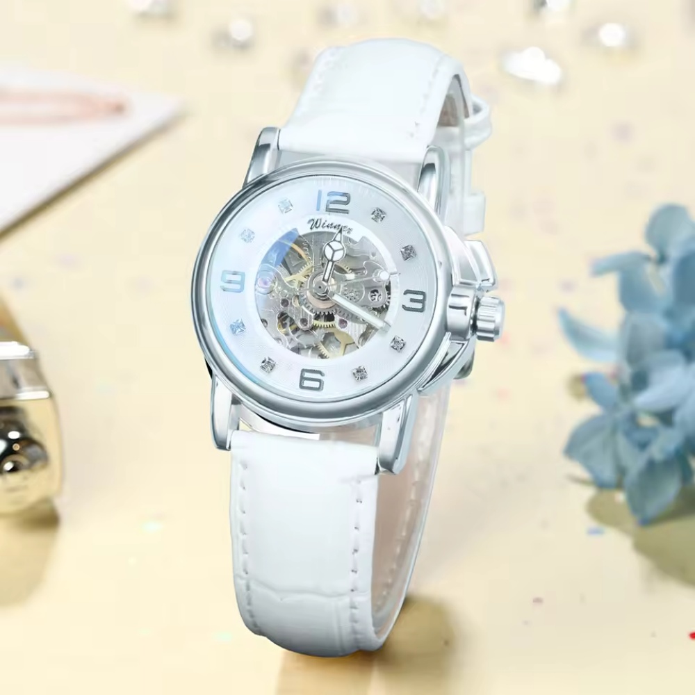 Fashionable Hollow-Out Women's - Skeleton Mechanical Watch avis et prix