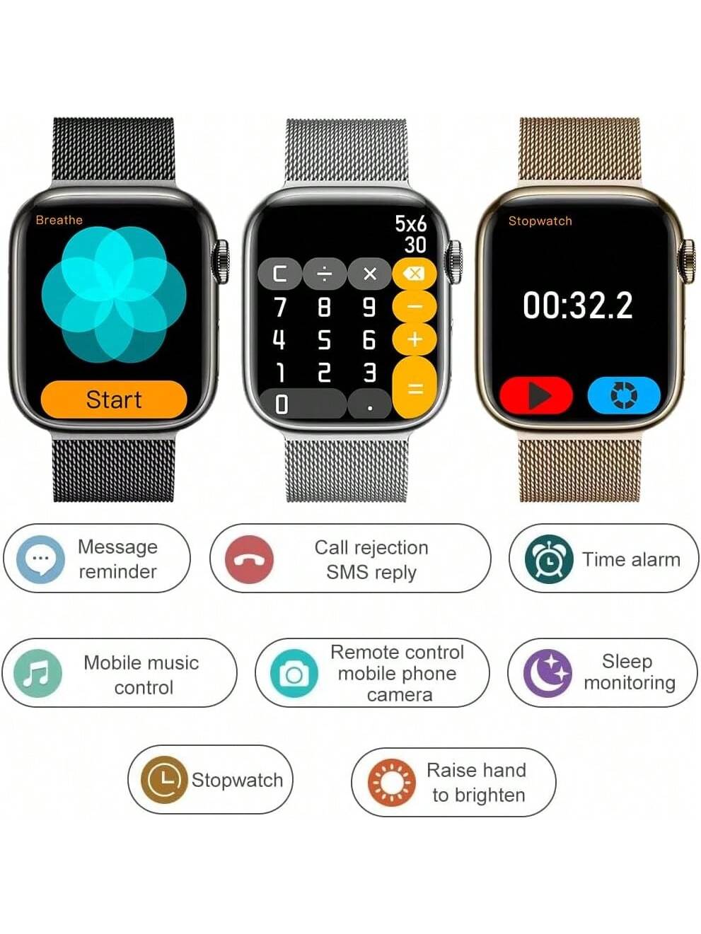 Smart Watches for Women Men (A - Smartwatch Iphone Watches For Women avis et prix