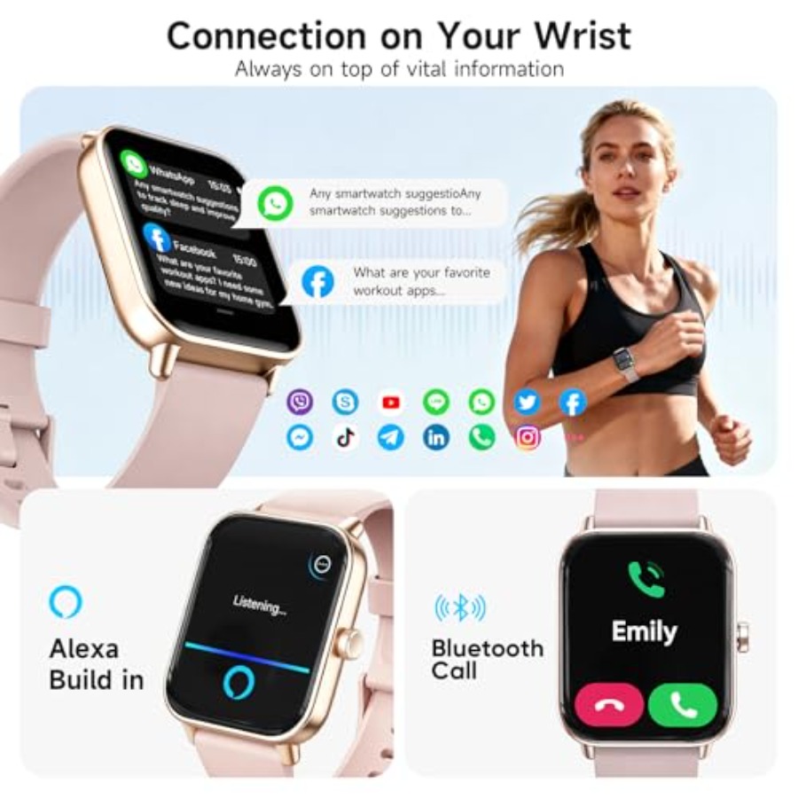 Smart Watch for Women, 1.85 in - Smartwatch Iphone Watches For Women avis et prix