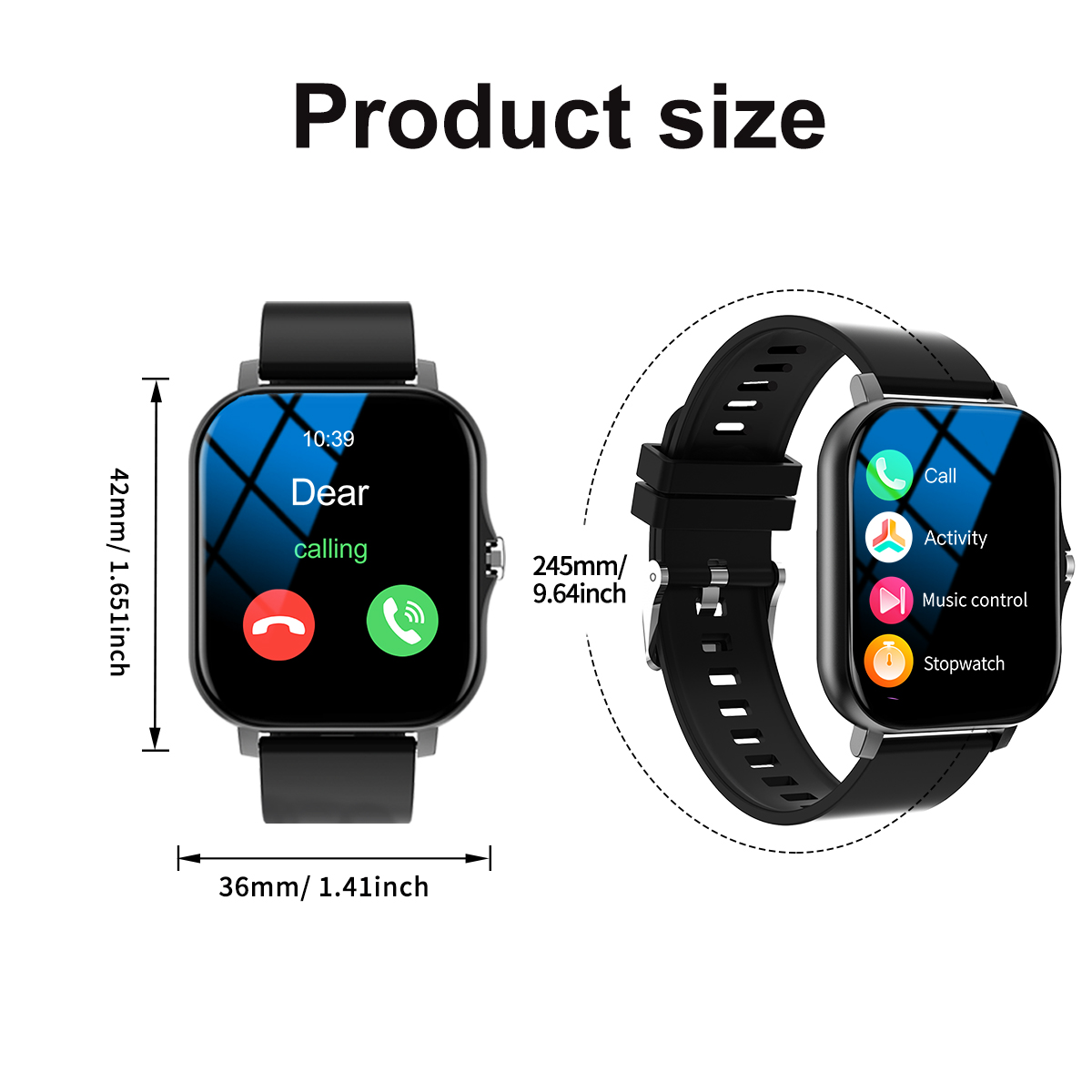 Smart watch, call, message rem - Smartwatch Iphone Watches For Women avis et prix