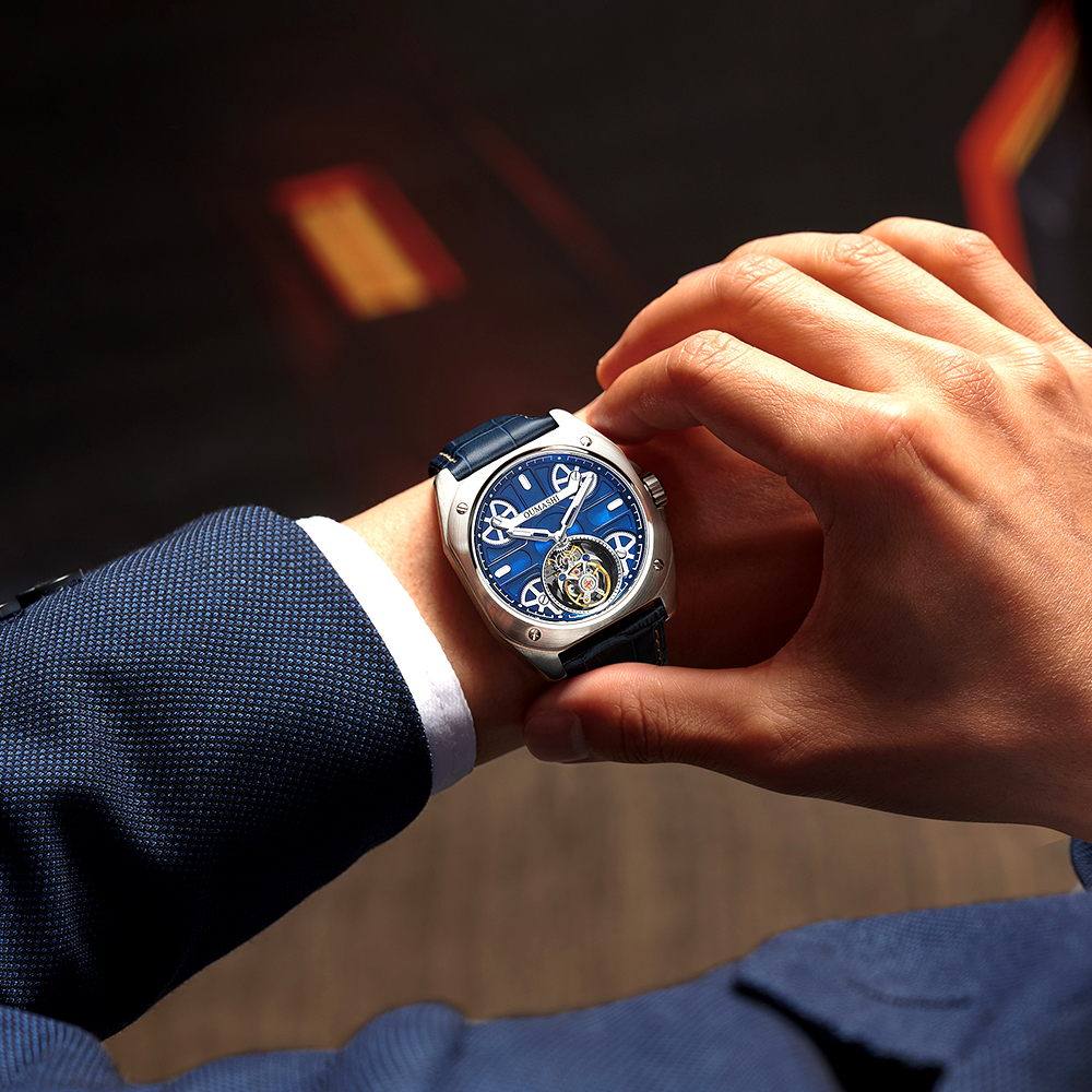41mm Luxury men's watch Tourbi - Skeleton Mechanical Watch avis et prix