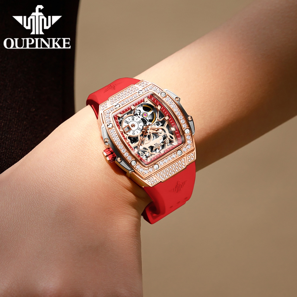 OUPINKE Women Watch Original L - Skeleton Mechanical Watch avis et prix