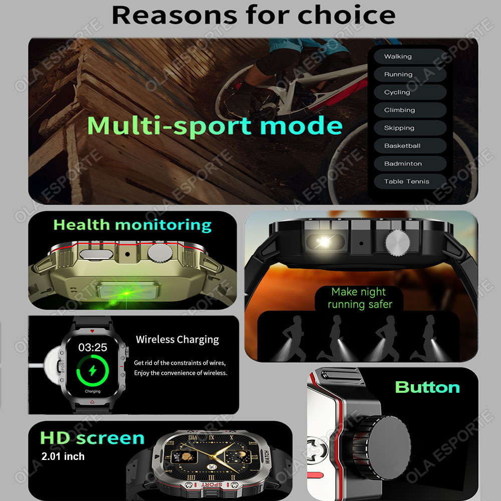 2026 New Military Smart Watch  - Smartwatch Watches For Men With Gps avis et prix