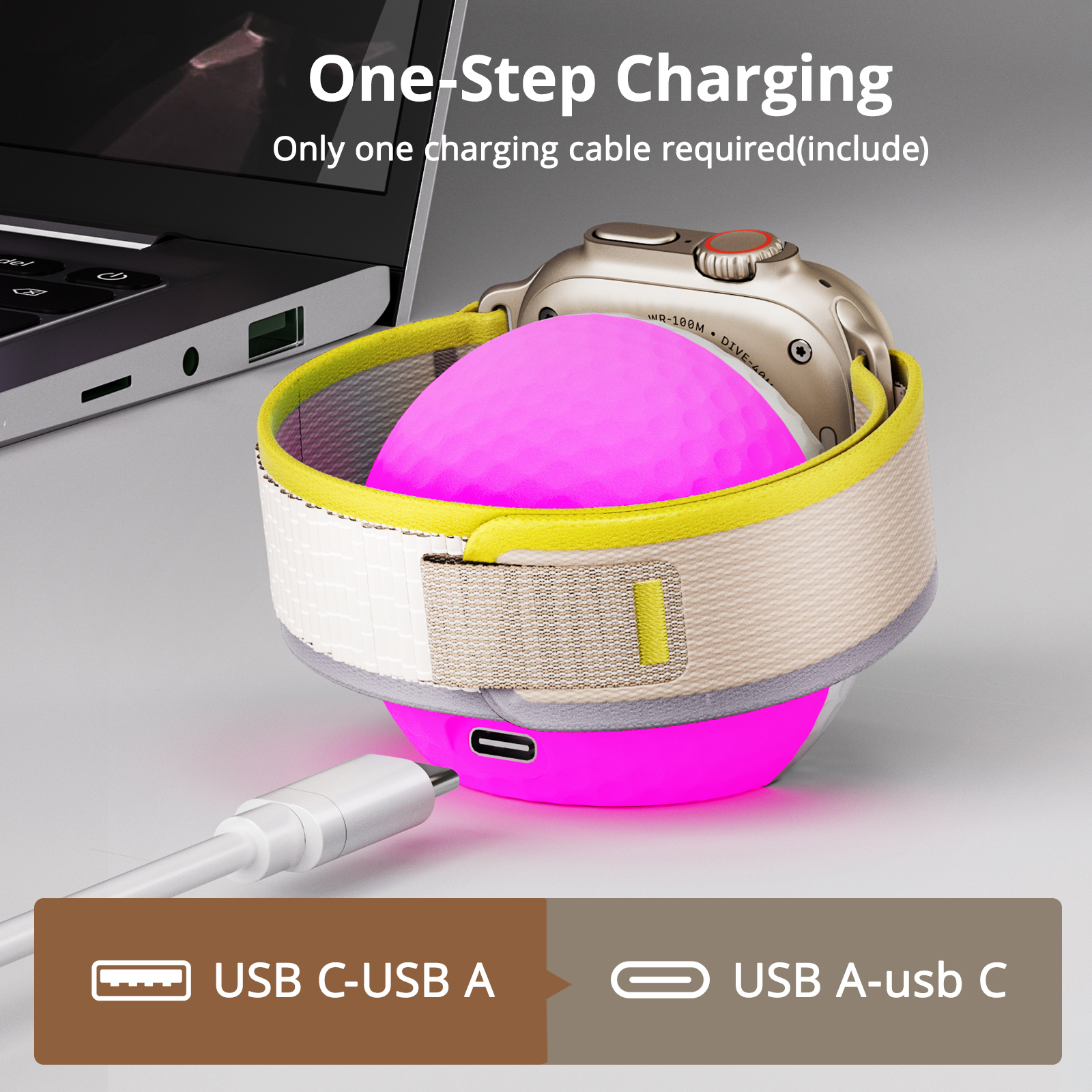 Portable RGB Lighting Wireless - Watch Charging Dock avis et prix