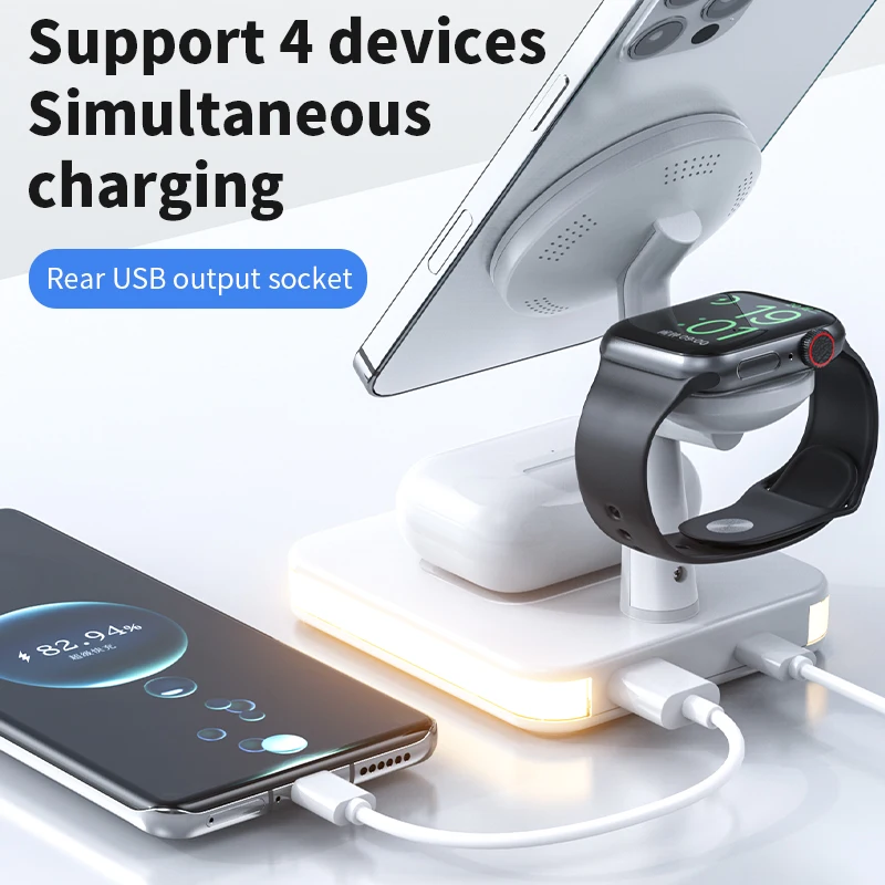 3 in 1 Wireless Chargers Stand - Smartwatch Apple Watch avis et prix