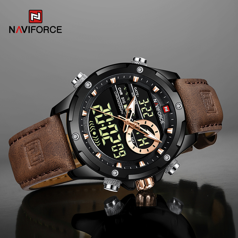 New NAVIFORCE Men Watches Quar - Smartwatch Watches For Men Brands avis et prix