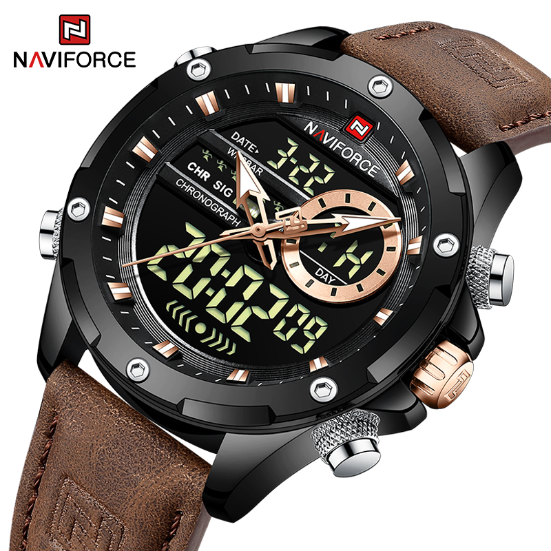 New NAVIFORCE Men Watches Quar - Smartwatch Watches For Men Brands avis et prix