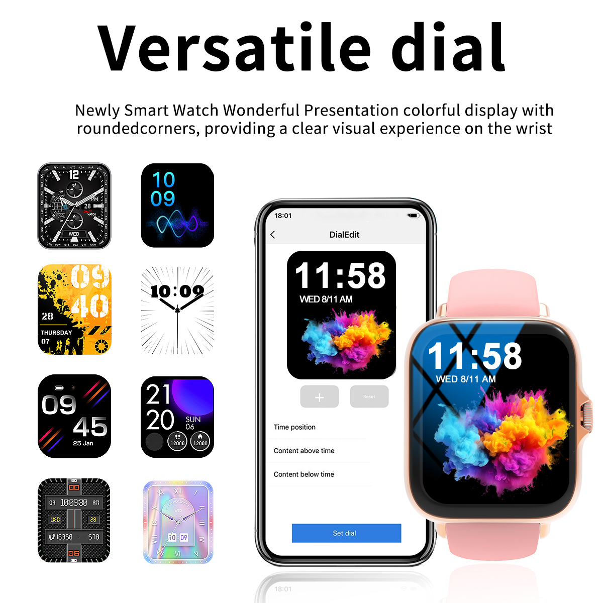Smart watch, multi-sport mode, - Smartwatch Watches Wallpaper avis et prix