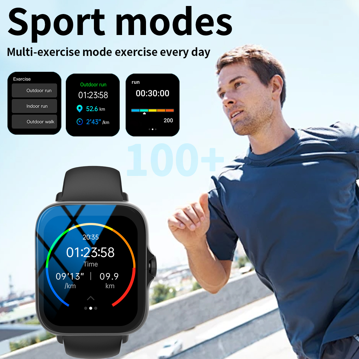 Smart watch, multi-sport mode, - Smartwatch Watches Wallpaper avis et prix
