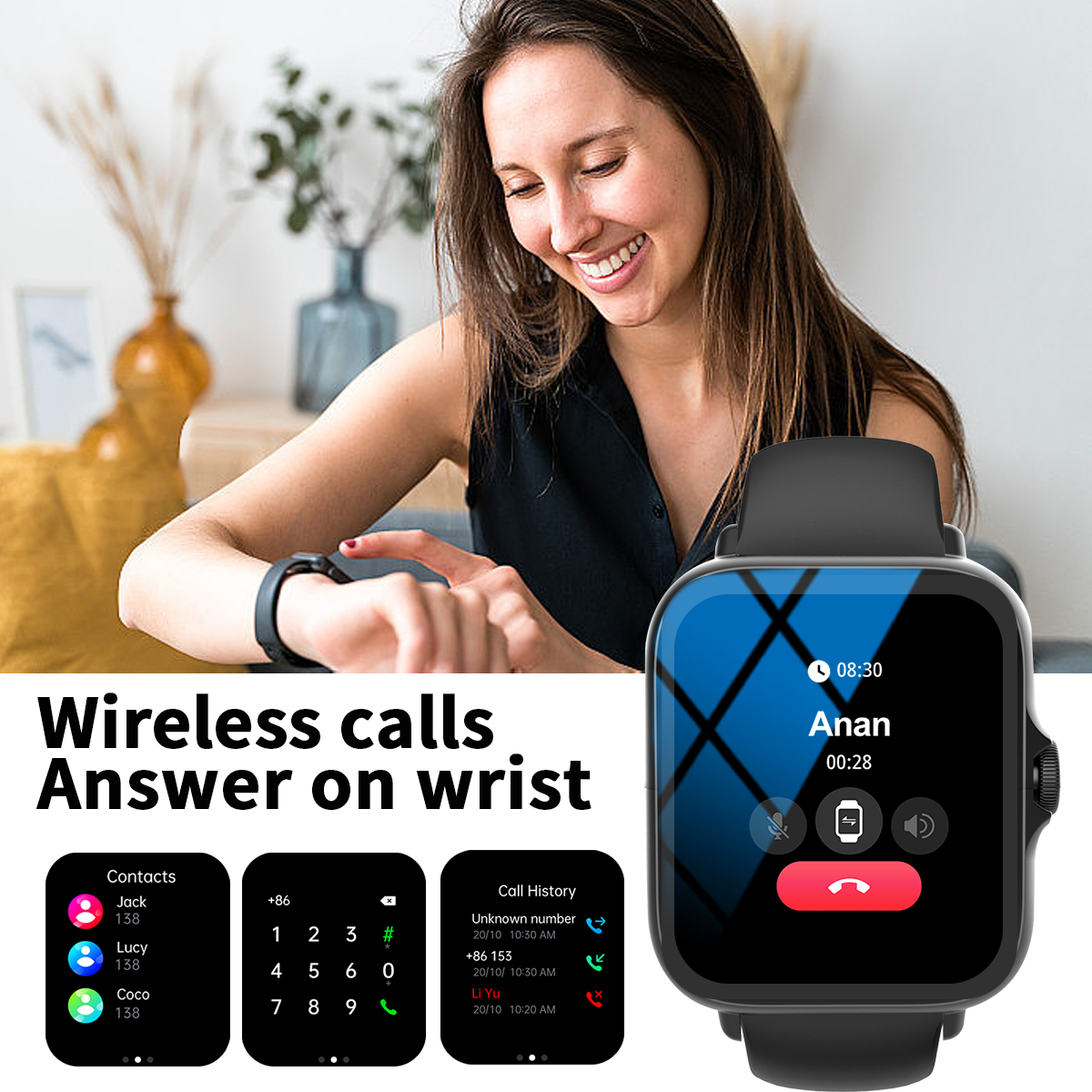 Smart watch, multi-sport mode, - Smartwatch Watches Wallpaper avis et prix