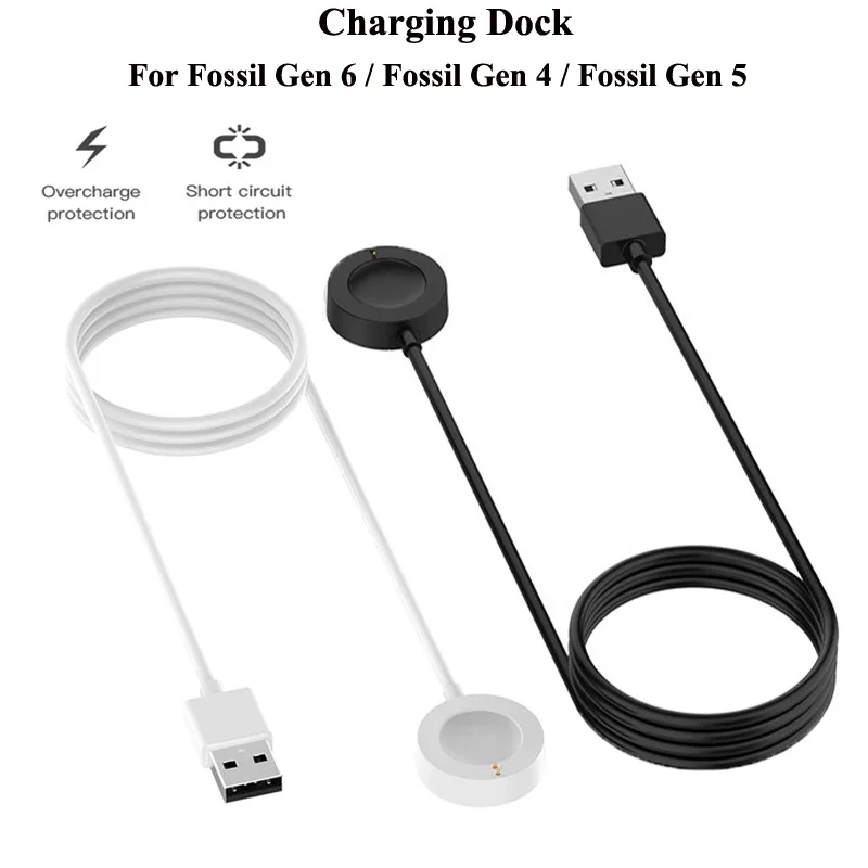 1M USB Magnetic Fast Charger D - Fossil Watches Smartwatch Gen 6 avis et prix