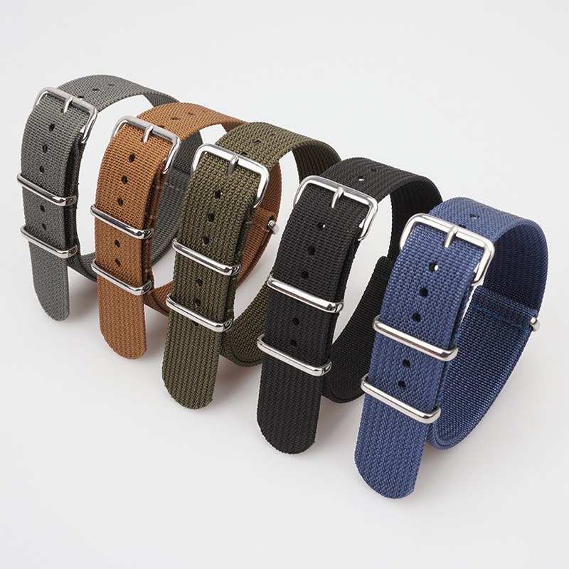 Ribbed Nylon Strap For Seiko M - Nato Strap Nylon avis et prix