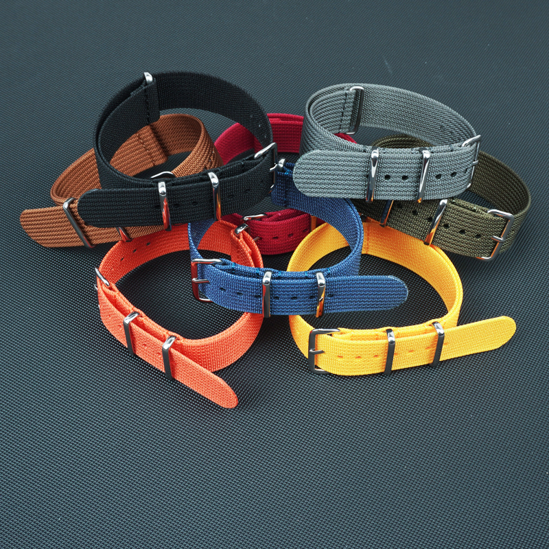 Ribbed Nylon Strap For Seiko M - Nato Strap Nylon avis et prix