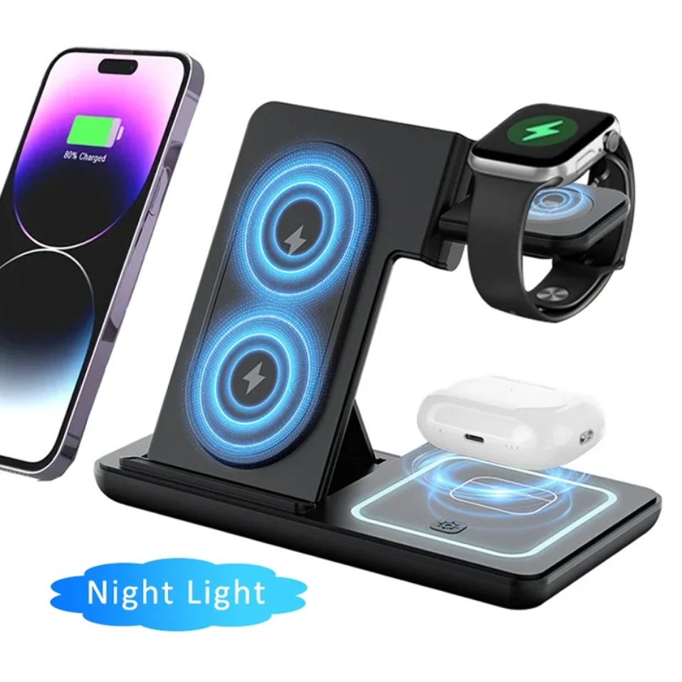 Night LED Light 3 In 1 Wireles - Smartwatch Apple Watch avis et prix