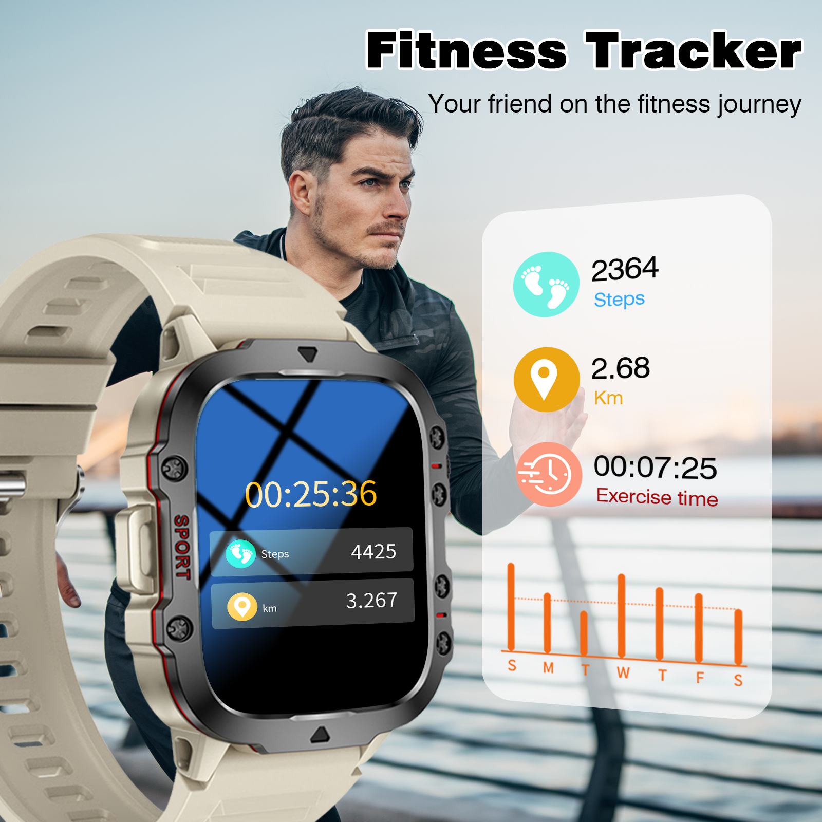Smart Watch with LED Light, wi - Smartwatch Watches Wallpaper avis et prix