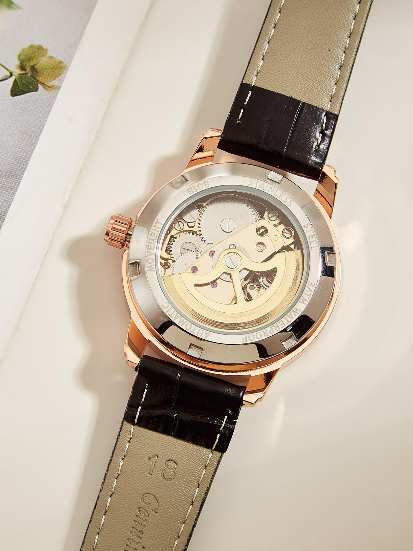 Women automatic watch fashion  - Skeleton Mechanical Watch avis et prix