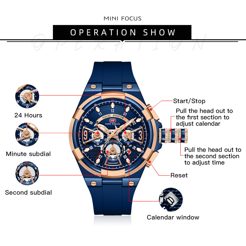 MINI FOCUS Mens Watches Brand  - Smartwatch Watches For Men Brands avis et prix