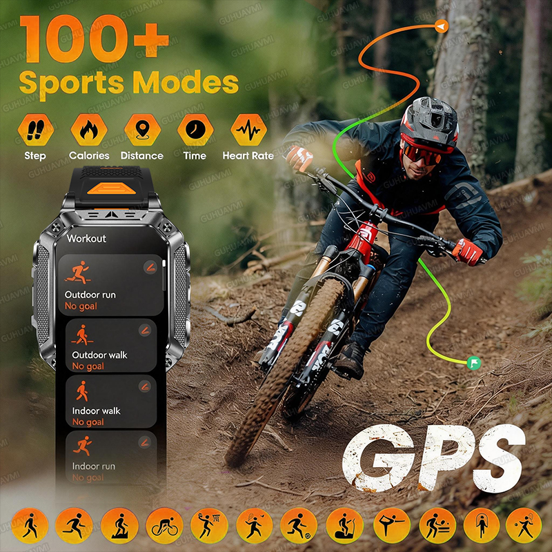 2026 New Military TANK Ultra P - Smartwatch Watches For Men With Gps avis et prix